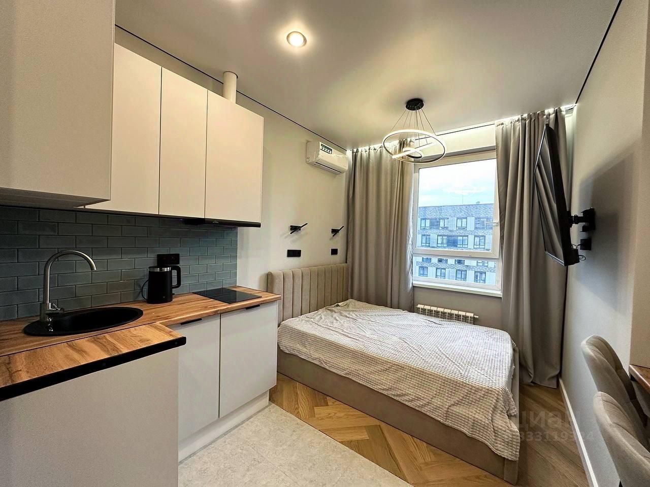Квартира-студия, 28 м² — фото 1