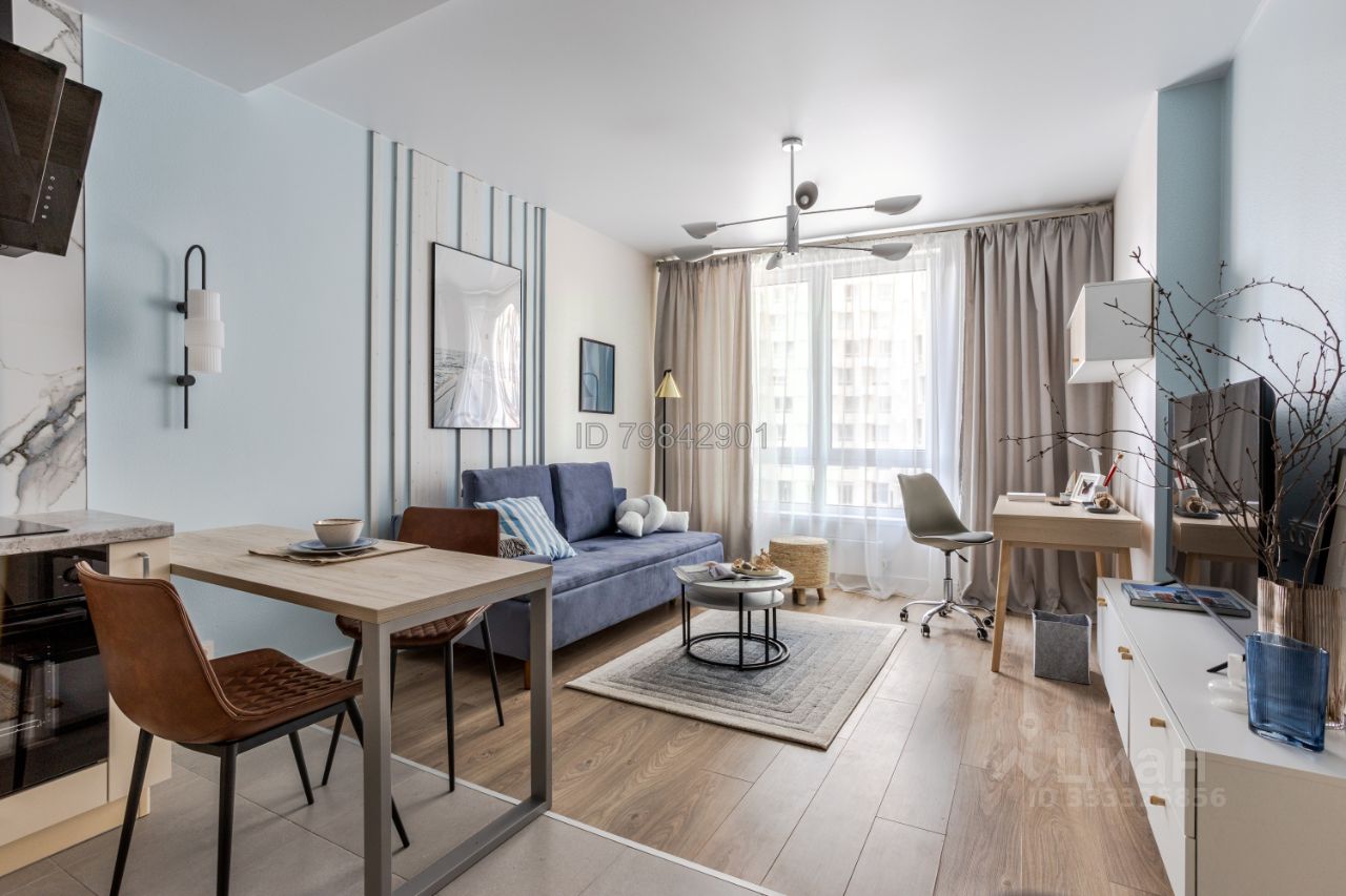 Евро2-комнатная квартира, 41 м² — фото 1