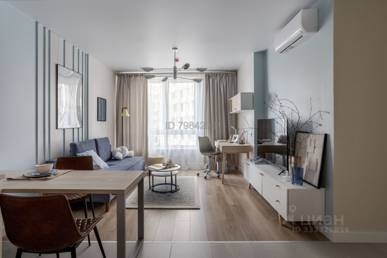 Евро2-комнатная квартира, 41 м² — фото 2