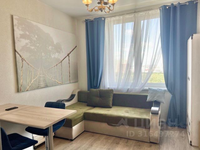 Апартаменты-студия, 28 м², 18/21 этаж