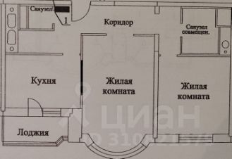 2-комн.кв., 57 м², этаж 12