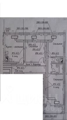 3-комн.кв., 78 м², этаж 7