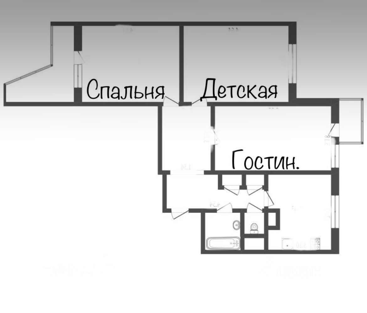 Снять квартиру с детьми 👶 на проезде Карамзина в Москве, аренда  квартир с ребёнком. Найдено 1 объявление.