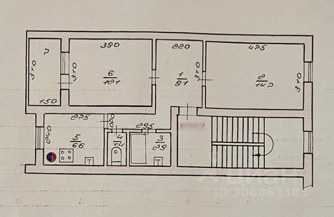 Продается2-комн.квартира,49,7м²