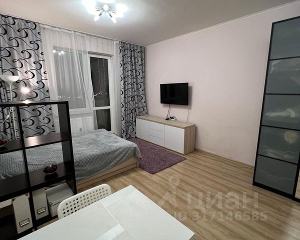 Студия, 24,7 м², 17/25 этаж