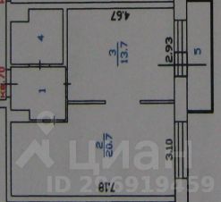 1-комн.кв., 42 м², этаж 12