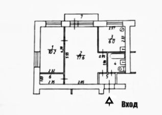 2-комн.кв., 41 м², этаж 4