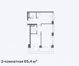 2-комн.апарт., 66 м², этаж 1