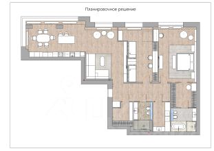 кв. своб. план., 169 м², этаж 2