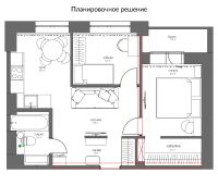 2-комн.кв., 43 м², этаж 5