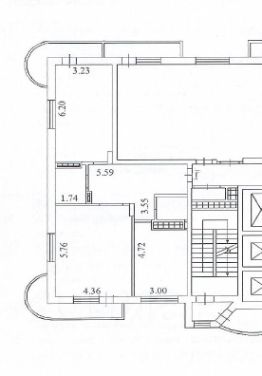 2-комн.кв., 79 м², этаж 19