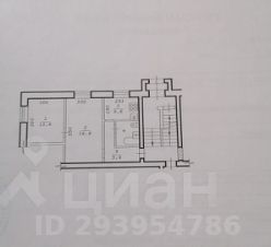 2-комн.кв., 43 м², этаж 1