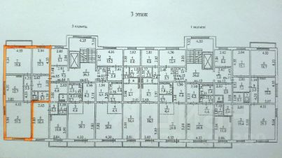 3-комн.кв., 86 м², этаж 3