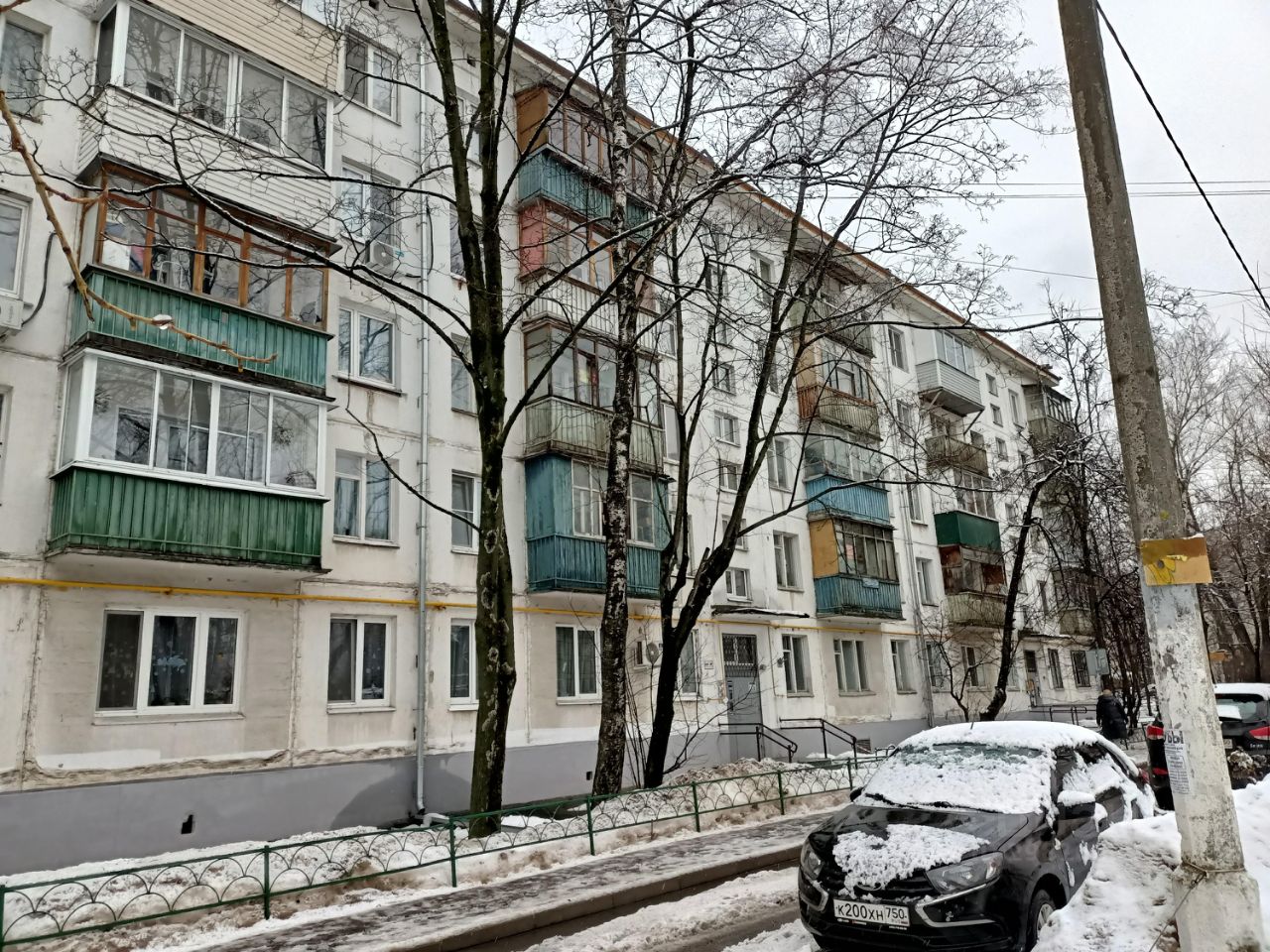 Продажа трехкомнатной квартиры 54м² Садовая ул., 2, Одинцово ...
