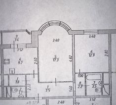 2-комн.кв., 56 м², этаж 4