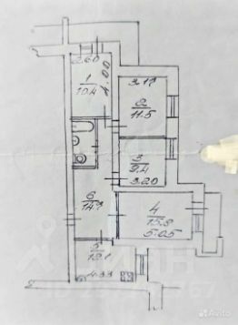 4-комн.кв., 82 м², этаж 9