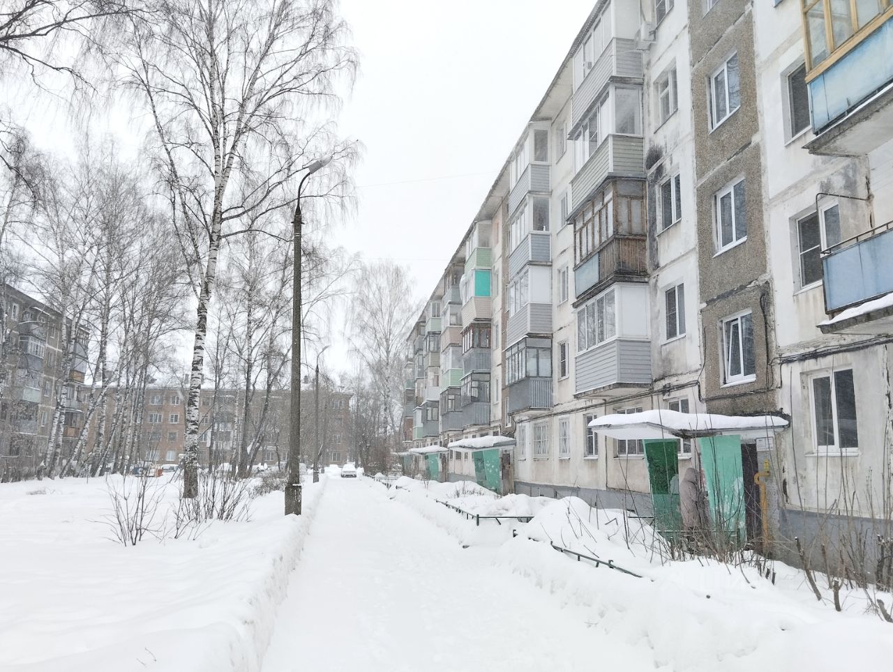 Продажа трехкомнатной квартиры 58.7м² ул. Урицкого, 62, Орехово-Зуево ...