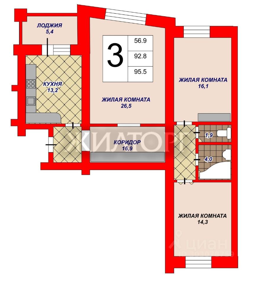 Купить квартиру в переулке Соляной в городе Орел, продажа квартир во  вторичке и первичке на Циан. Найдено 2 объявления