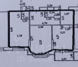 2-комн.кв., 66 м², этаж 16