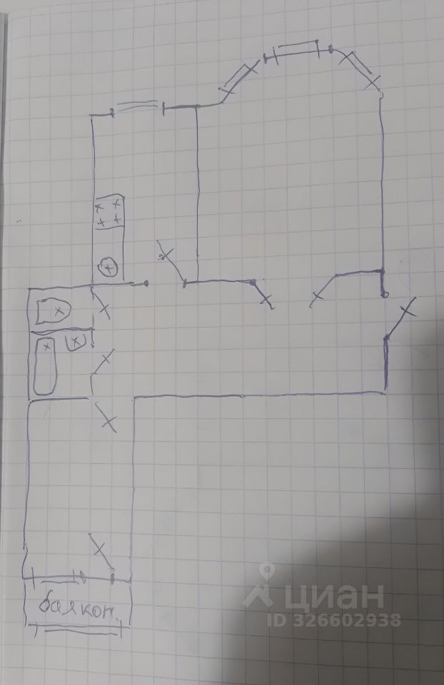 2-к кв. Карелия, Петрозаводск ул. Калинина, 25 (53.0 м²)