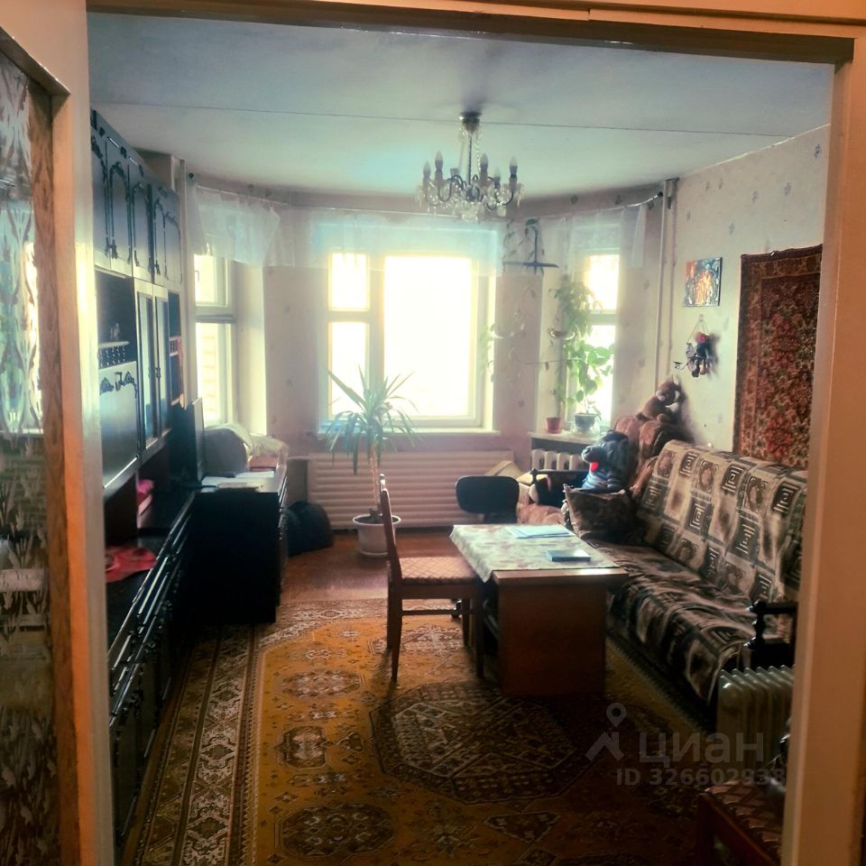 2-к кв. Карелия, Петрозаводск ул. Калинина, 25 (53.0 м²)