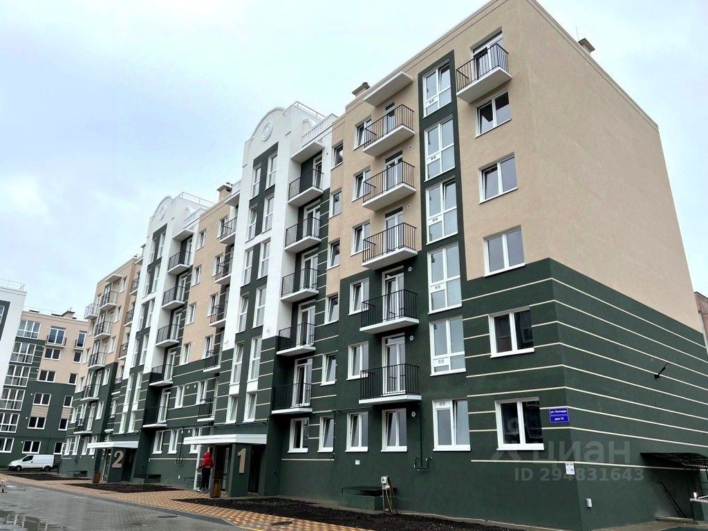 Продажа двухкомнатной квартиры 54,3м² ул. Гептнера, 9к1, Пионерский,  Калининградская область - база ЦИАН, объявление 294831643