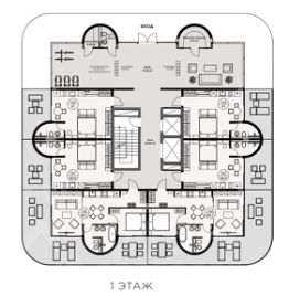 апарт.-студия, 23 м², этаж 3