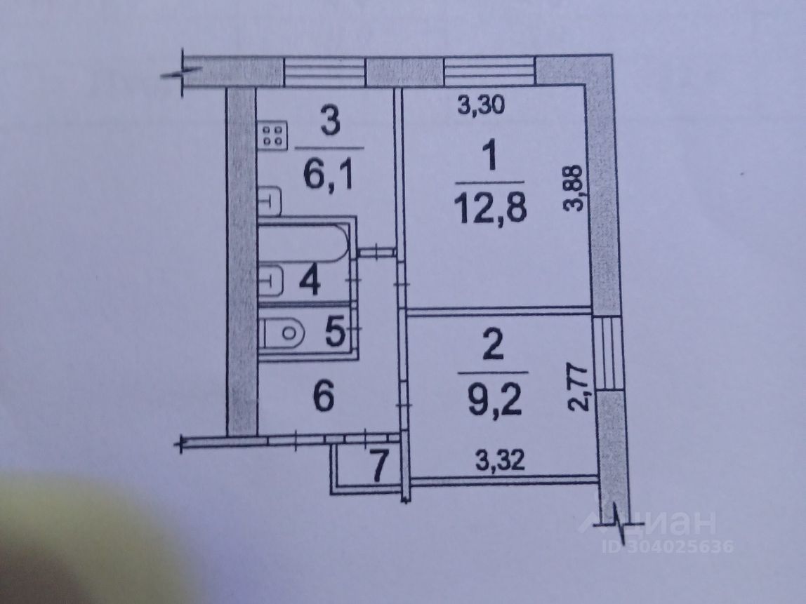 Купить 2-комнатную квартиру на улице Победы в городе Протвино, продажа  двухкомнатных квартир во вторичке и первичке на Циан. Найдено 2 объявления