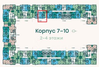 2-комн.кв., 39 м², этаж 3