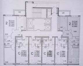 2-комн.кв., 53 м², этаж 9