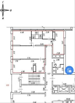 4-комн.кв., 133 м², этаж 17