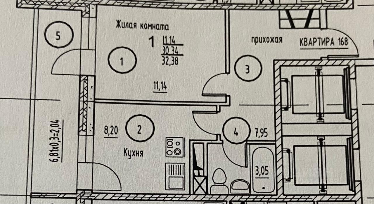 Купить однокомнатную квартиру 30,2м² Доломановский пер., 126, Ростов-на-Дону,  Ростовская область - база ЦИАН, объявление 304144083