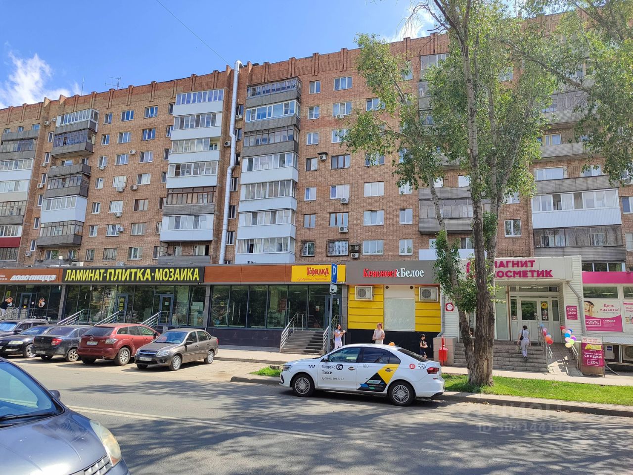 Купить трехкомнатную квартиру 70м² ул. Мориса Тореза, 13а, Самара,  Самарская область, м. Гагаринская - база ЦИАН, объявление 304144143