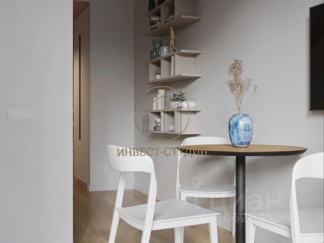 Студия, 21,4 м², 2/4 этаж
