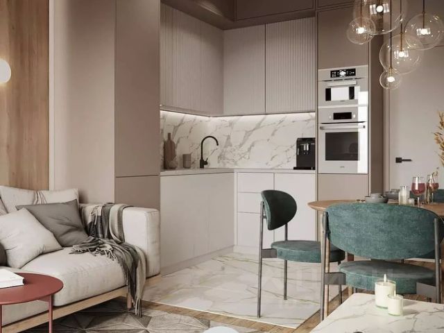 Студия, 20,8 м², 3/5 этаж