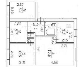 4-комн.кв., 49 м², этаж 4