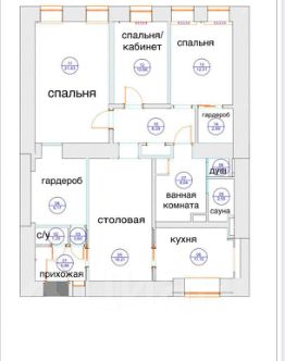 4-комн.кв., 110 м², этаж 4