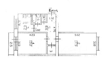 2-комн.кв., 51 м², этаж 8