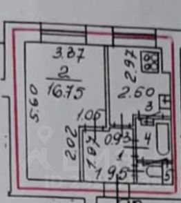 1-комн.кв., 32 м², этаж 6