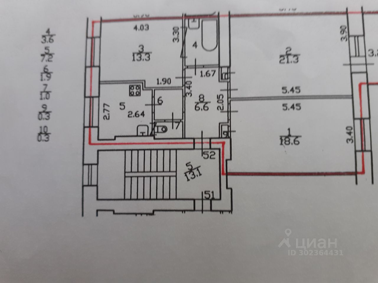 Купить квартиру на проспекте Каменноостровский дом 55 в Санкт-Петербурге,  продажа жилой недвижимости на Циан. Найдено 1 объявление