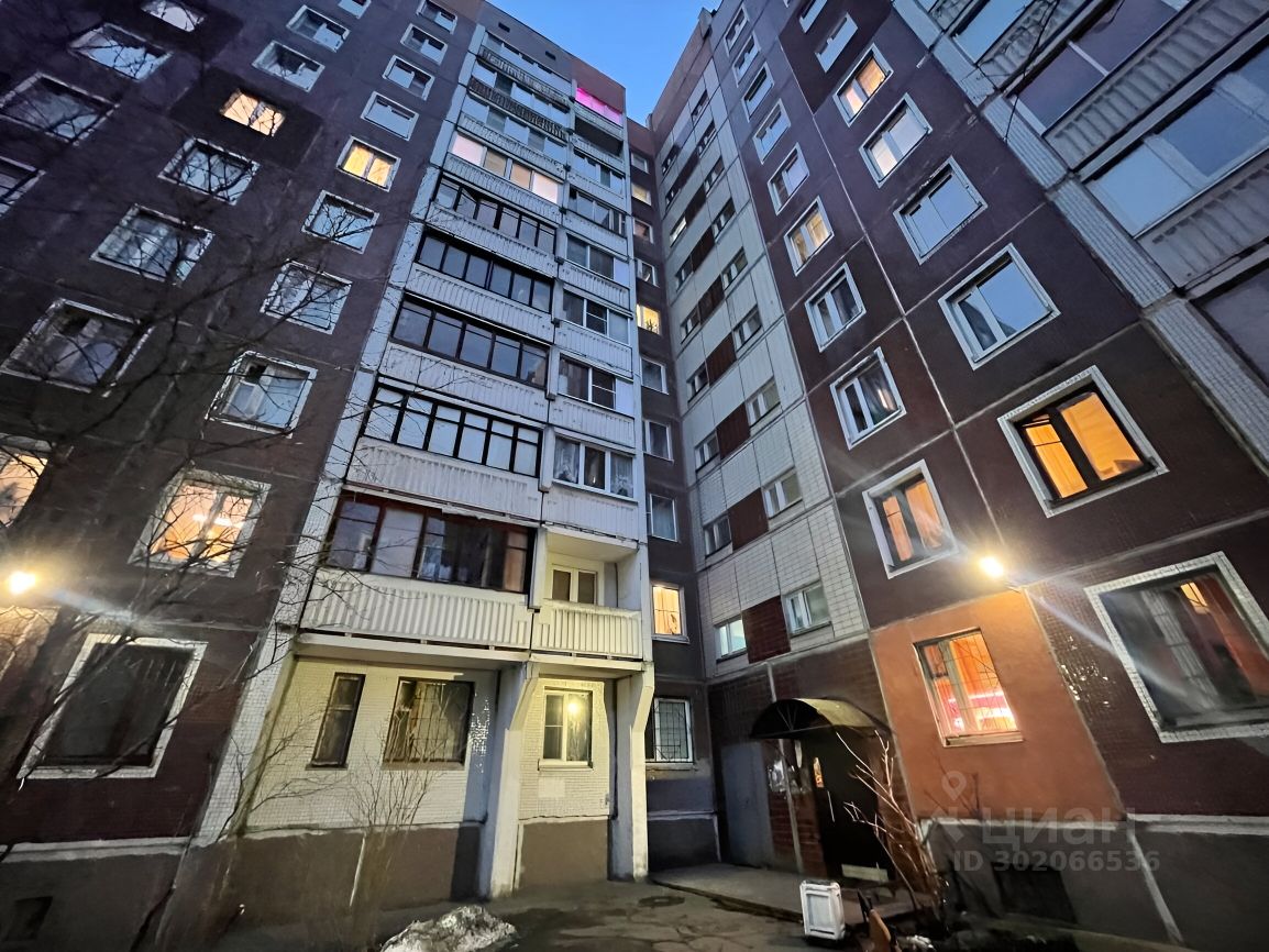 Продажа двухкомнатной квартиры 52м² Камышовая ул., 28К1, Санкт-Петербург,  м. Комендантский проспект - база ЦИАН, объявление 302066536