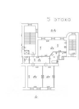 2-комн.кв., 107 м², этаж 5