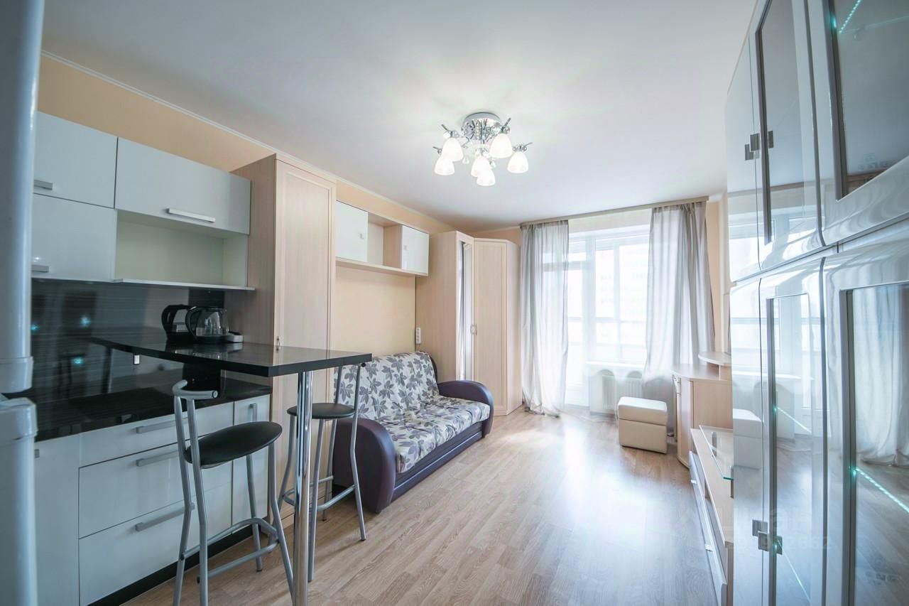 Снять квартиру-студию 25м² Кондратьевский просп., 64к9, Санкт-Петербург, м.  Лесная - база ЦИАН, объявление 298972662