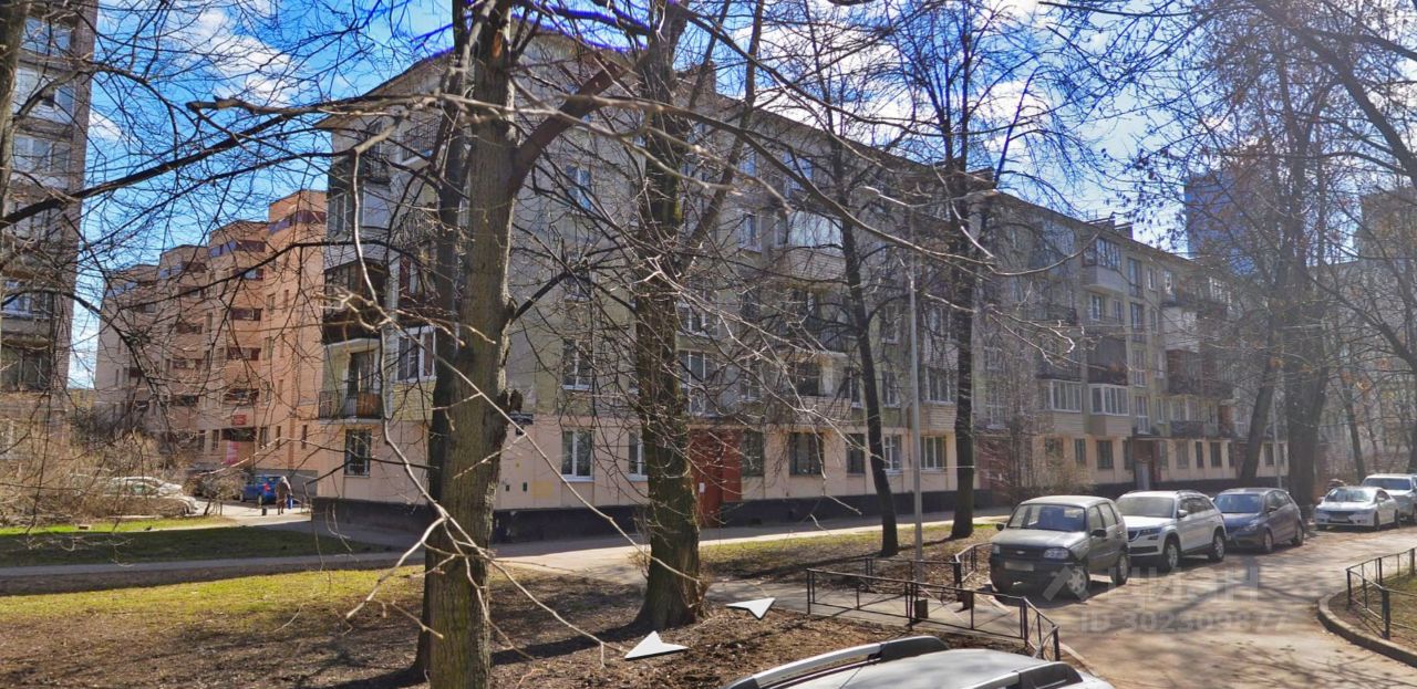 Купить двухкомнатную квартиру 44м² Краснопутиловская ул., 84,  Санкт-Петербург, м. Московская - база ЦИАН, объявление 302309877