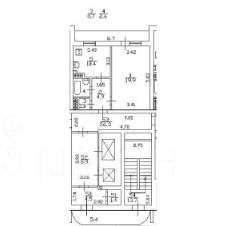 1-комн.кв., 39 м², этаж 11