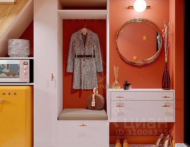 Студия, 25,3 м², 2/4 этаж