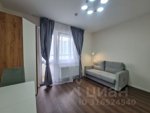 Студия, 21 м², 16/23 этаж
