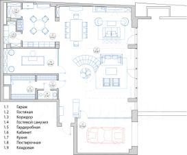 многокомн. кв., 347 м², этаж 3