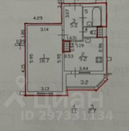 1-комн.кв., 37 м², этаж 14