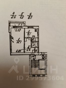 1-комн.кв., 35 м², этаж 2